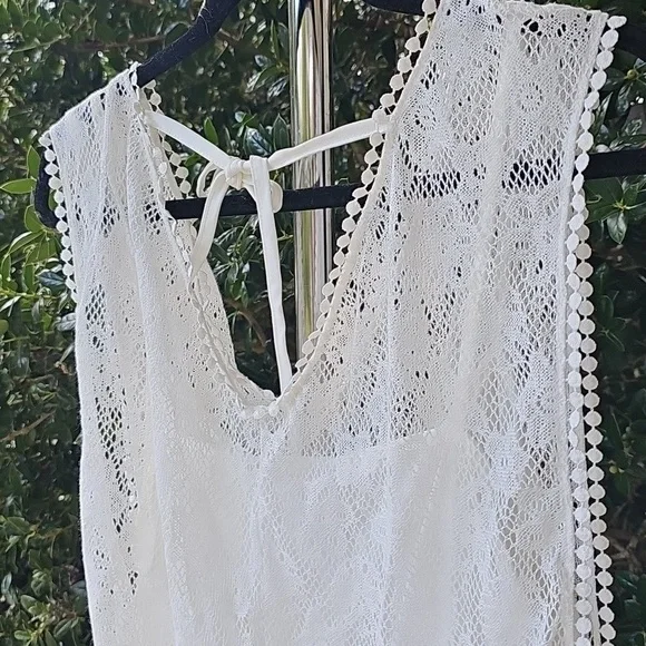 3X Romper White Lemon Kiss Boho Western - Picture 4 of 4